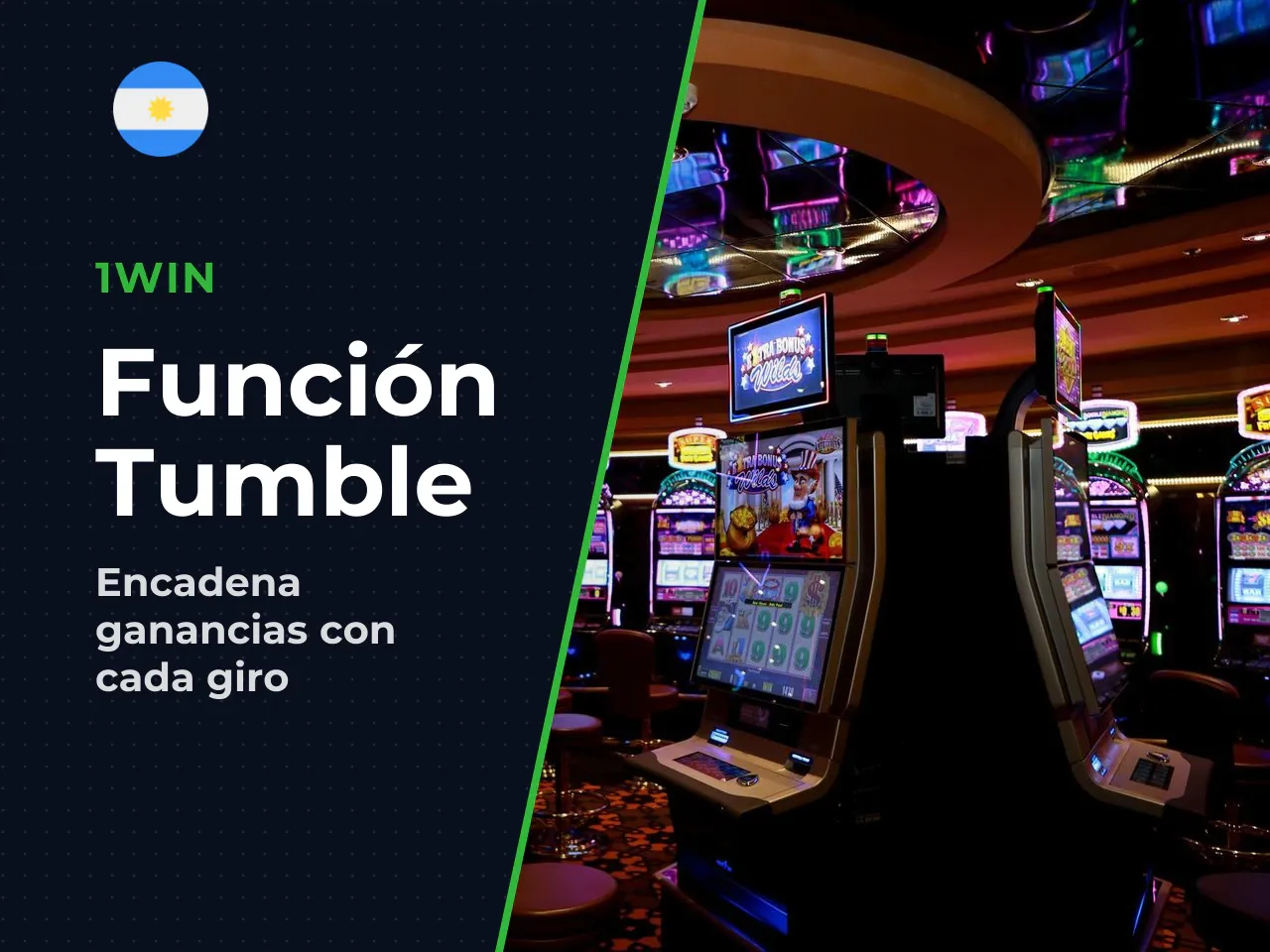 Tumble, multiplicador y giros gratis. La