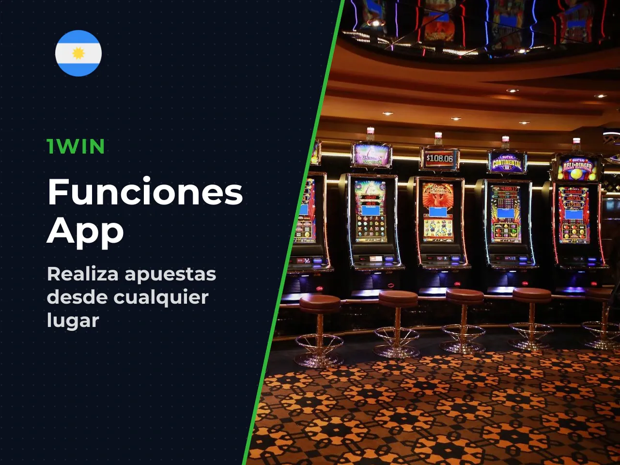 Qué se puede hacer en la aplicación 1win. En la aplicación 1win podés realizar exactamente las mismas acciones que en la plataforma de escritorio: registrar una cuenta, apostar en eventos deportivos,