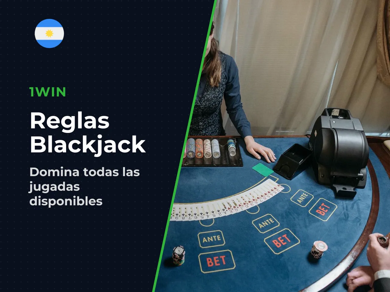 Acciones del jugador en el blackjack: pedir, plantarse, doblar y más